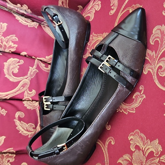 Tory Burch Shoes - Tory Burch T-strap cap-toe flats #8